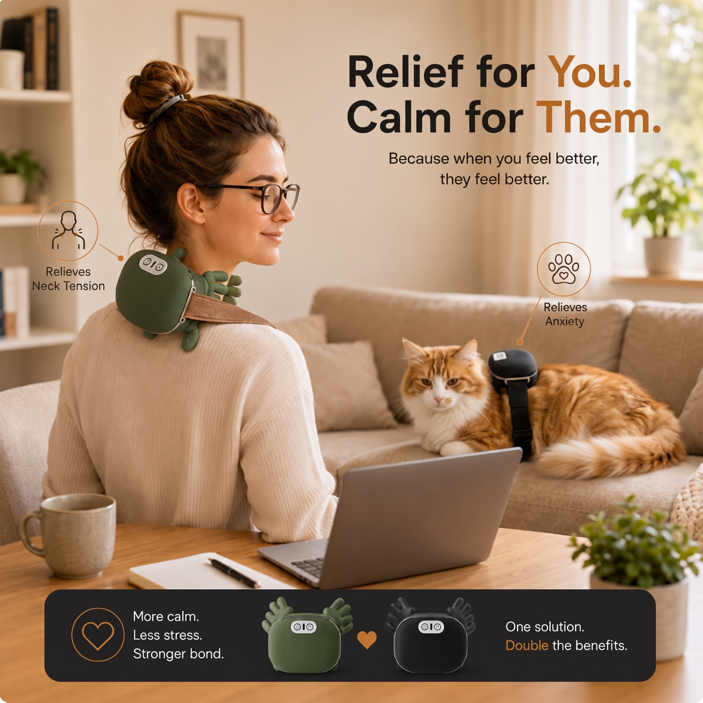 PubRub™ Calming pet massager